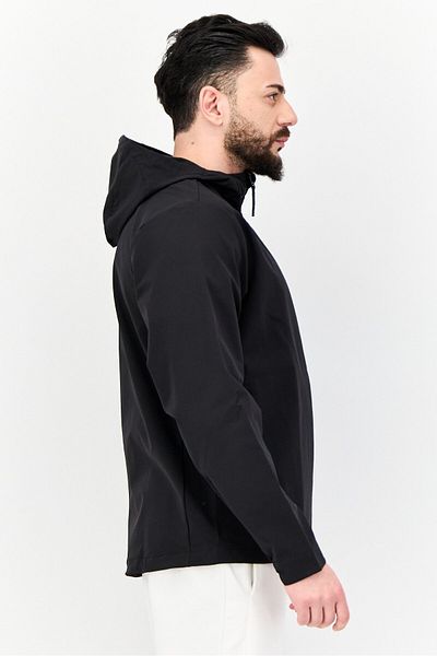 adidas Men Sportswear Fit Long Sleeve Outdoor Warm Softshell Jacket, Black