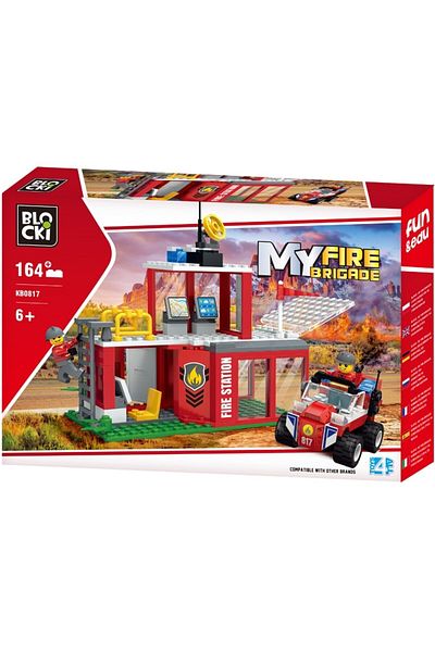 Blocki Blocki My Fire Brigade Building Set - Fire Station