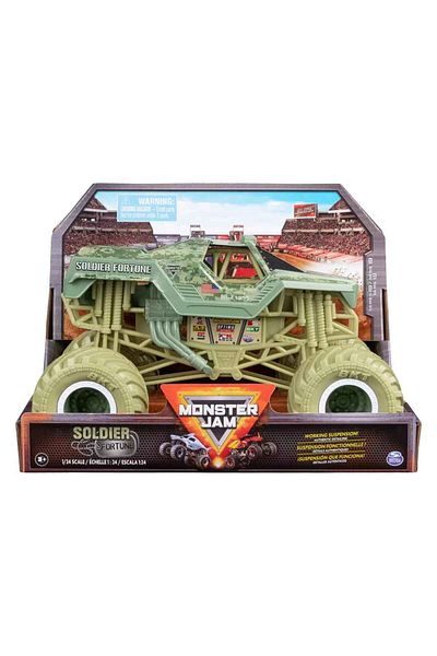 MONSTER Masinuta diecast Monster Jam - Soldier Fortune Scara 1:24