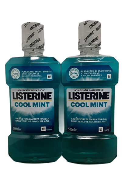 Listerine LİSTERİNE COOL MINT 500 ML X 2 ADET