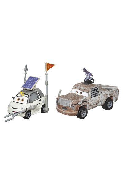 Disney Set 2 masinute diecast Disney Cars 3 - Ken Enginoki si Justin Roadritter