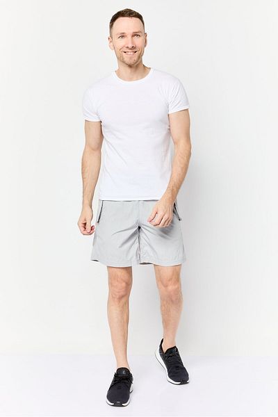adidas Men Sportswear Fit Outdoor Shorts, Light Grey