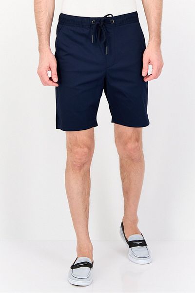 DeFacto Men Solid Chino Shorts, Navy