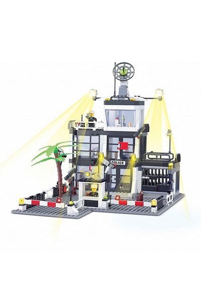 Blocki Set de constructie Blocki My Police - Comisariat politie