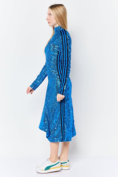 adidas Women Sportswear Fit Outdoor Dress, Blue