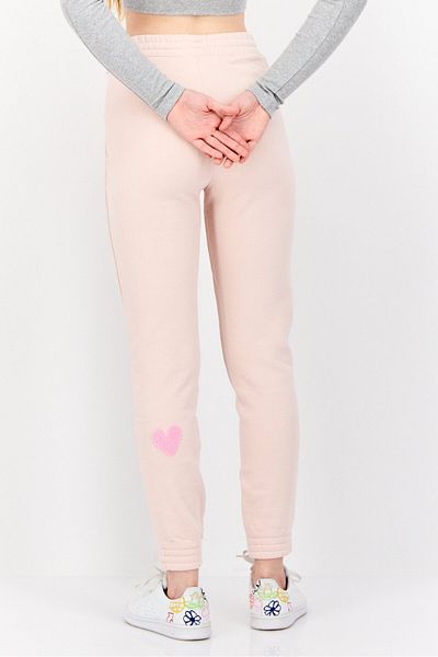 adidas Women Sportswear Fit Outdoor Sweatpants, Pink