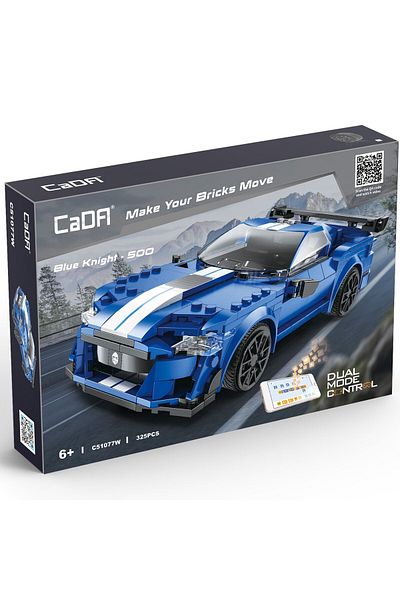 cada Set constructie CaDa - Masinuta Blue Night 500
