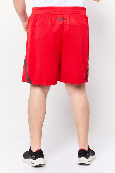 adidas Men Sportswear Fit 7 Inseam Outdoor Shorts, Red
