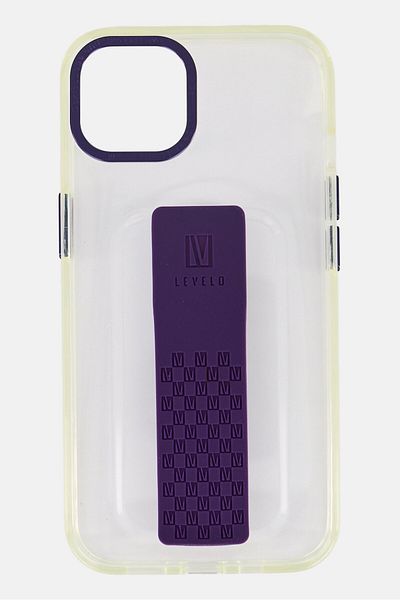 Levelo جراب شفاف IMD Graphia لهاتف iPhone 14، شفاف