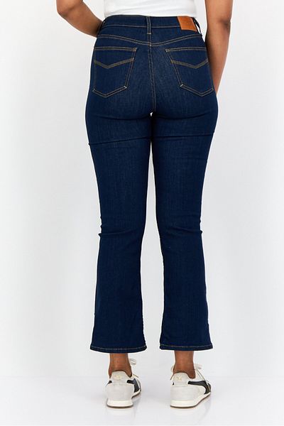 Esprit Women Regular Fit Plain Straight Leg Jeans, Blue