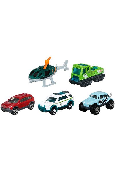 Matchbox Set 5 masinute Matchbox - MBX Mountain II