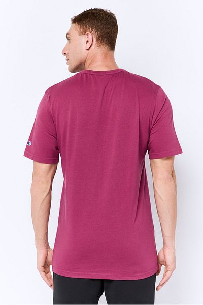 Champion Men Sportswear Fit Short Sleeve Outdoor T-Shirt, Wine