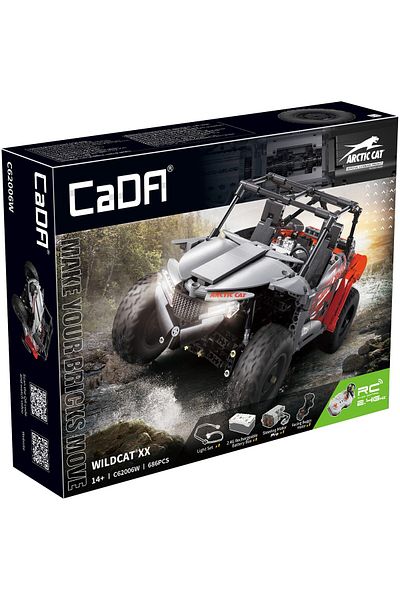 cada Set constructie CaDa - Masinuta RC WILDCAT Off-Roader C62006W