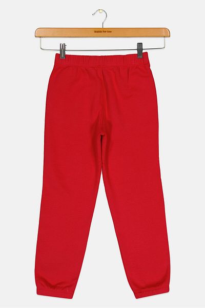 Esprit Kids Boy Embroidered Logo Sweatpants, Red