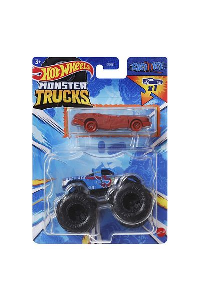 HOT WHEELS Set 2 masinute Hot Wheels - Monster Truck si masinuta metalica