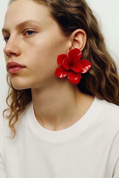 stravis Maxi Flower Earrings
