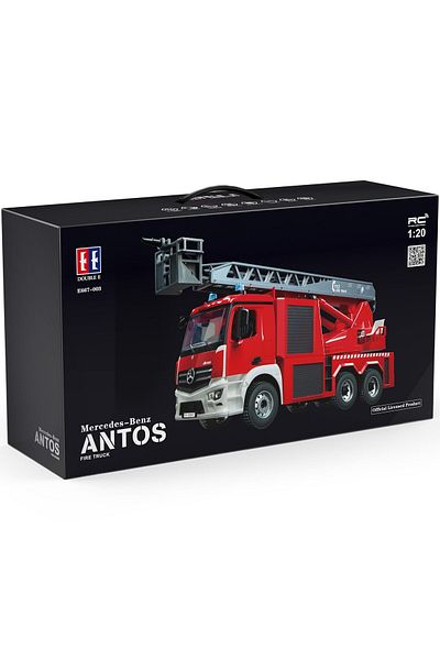 cada CaDa RC metal fire truck Mercedes Benz Arocs scale 1:20
