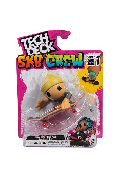 Tech Set Tech Dech Sk8 Crew - Placa si figurina 9.6 cm