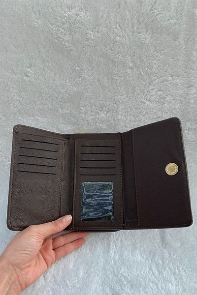 Mazel Design Trendy Women's Wallet Card Holder with Coin Compartment Design