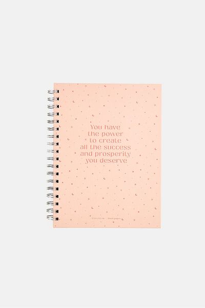 Muy Mucho 100 Sheet Travel Notebooks, Pink