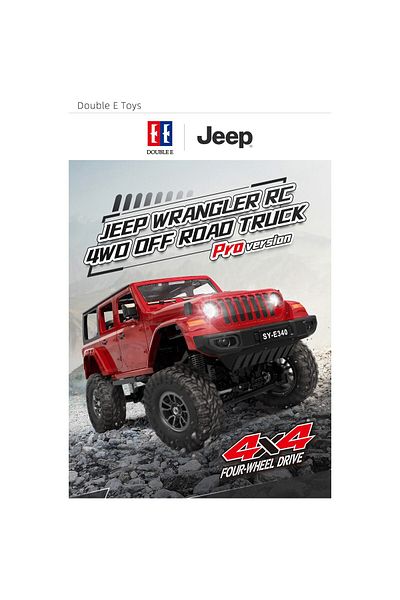 cada Masinuta RC CaDa Jeep Off-Roader scara 1:14