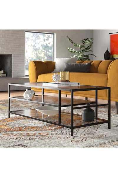 Orient A coffee table that adds a luxurious touch to your home decor.