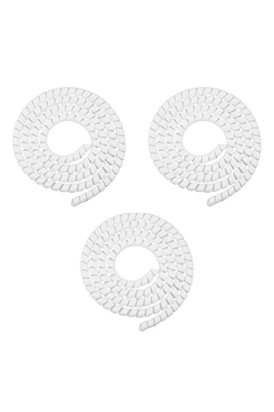 MOJOYCE 3PCS White 1.3m Electric Scooter Line Protector Cover Universal Elect...