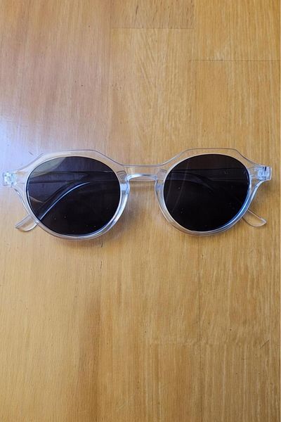 Uniquetrenders Unisex Ocean Geometric Retro Model Sunglasses