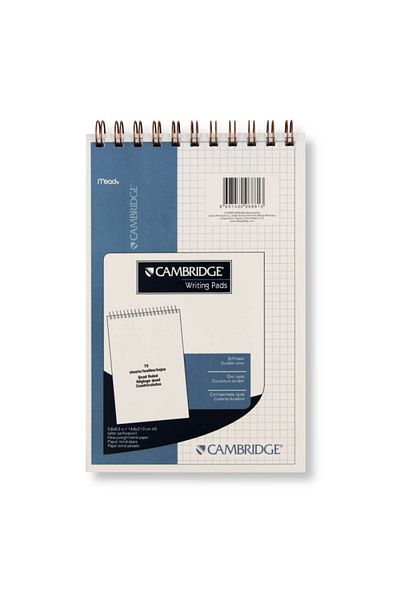 Art Tone Memo Pad A5 Top Spiral Carton Cover White 70 Yp Check