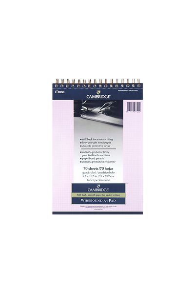 Art Tone Notepad A4 Top Spiral Carton Cover Pink 70 Yp Check