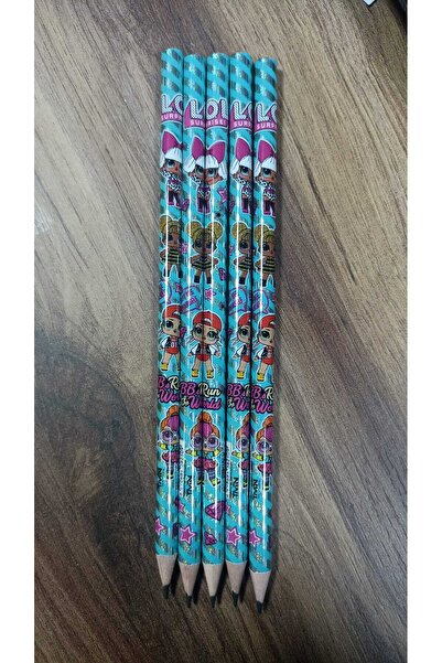 Bilen Kırtasiye مجموعة أقلام رصاص ملونة من إل أو إل سربرايز مكونة من 5 قطع