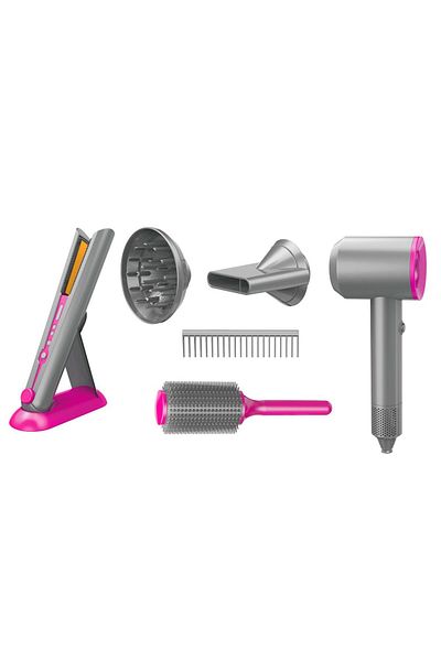 Art Tone Hair Dryer Luxury Hair Care Set 2İn1 with Sound and Light Hair Design for 3+ Children