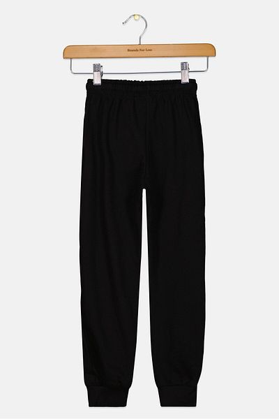 Marvel X Disneytoddlers Boy Graphic Print Jogger Pants, Black