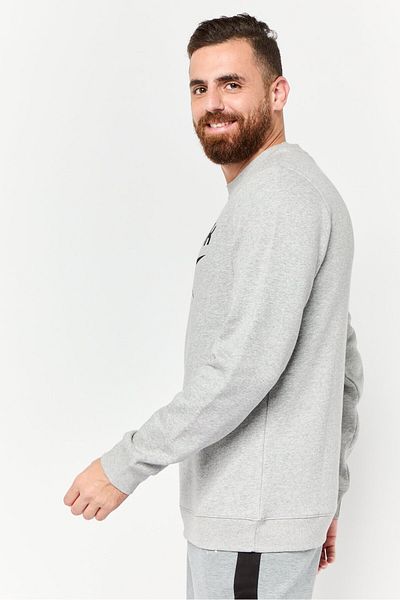 Reebok Men Sportswear Fit Long Sleeves Outdoor Sweatshirt, Grey