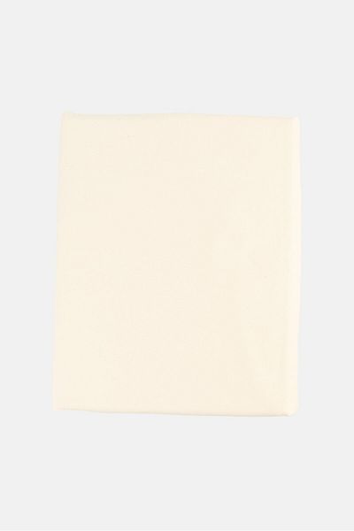 YOTO 4 Pieces Plain Flat Sheeet With Pillow Case Set, Light Yellow
