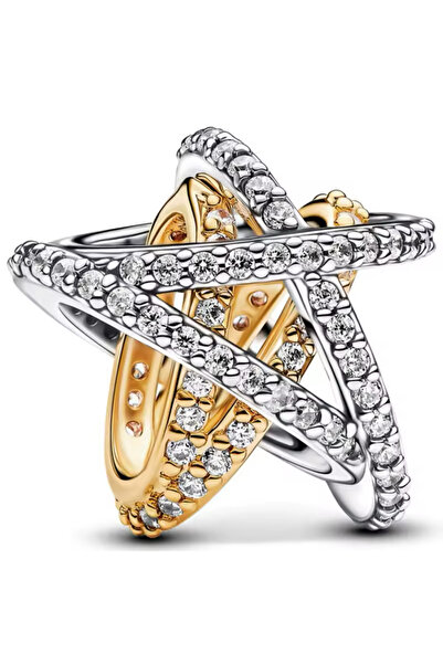 Hector&Co. Jewellery Gümüş Gold Yıldız Büyüsü Charm