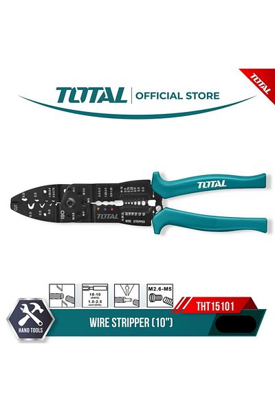TOTAL أداة تجريد الأسلاك 215 مم - THT15851