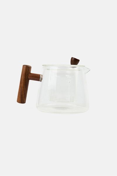 Catherine Malandrino Tea Pot With Wood Handle