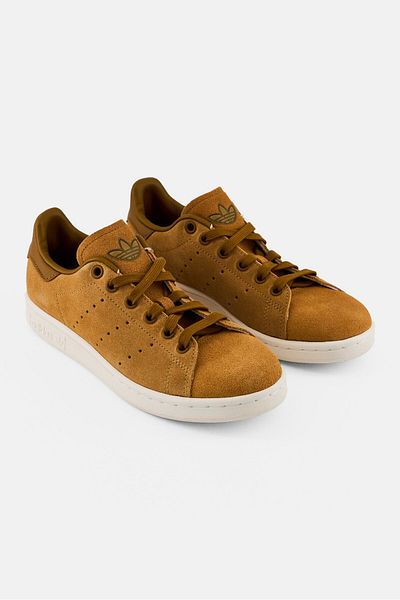 adidas Kids Boy Stan Smith Lace Up Outdoor Shoes, Brown