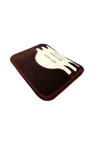 yavuz deri Real Leather Minimal Thin Card Holder