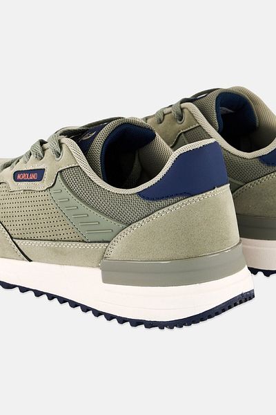 Nordland Men Lace Up Outdoor Shoes, Olive