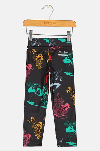 adidas Adidas x Disney Toddlers Girl Full Length Legging, Black