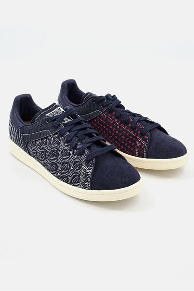 adidas Men Stan Smith Sneakers, Navy Blue Combo