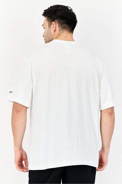 Reebok Men Sportswear Fit Short Sleeves Outdoor T-shirt, White