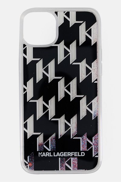 Karl Lagerfeld Iphone 14 Plus Liquid Glitter Case, Multicolor