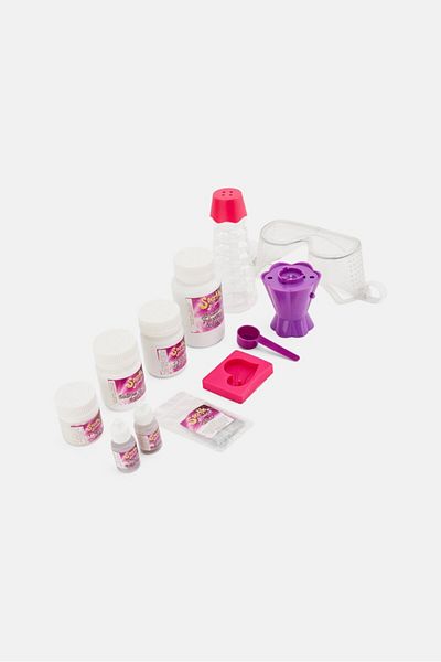 John Adams Sparkle Science The Amazing Sparkly Glitzy Chemistry Set, Pink