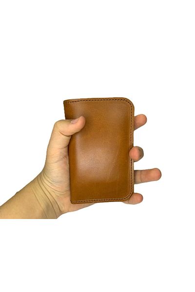yavuz deri Genuine Leather Vertical Card Holder