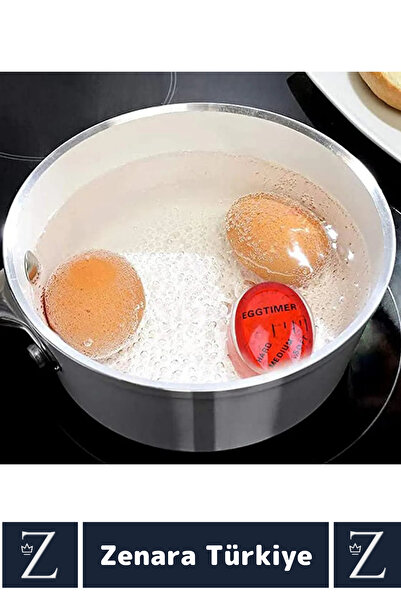 Zenara Premium Yanmaz Erimez 3 Farklı Zamanlayıcılı Haşlama Yumurta Pişirme Derecesi Egg Timer