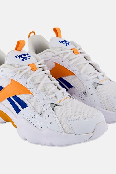 Reebok حذاء جري توربو ريسايل برباط للأولاد من كيدز بوي، أبيض