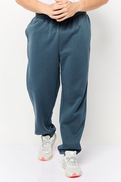 Tapout Men Sportswear Fit Brand Logo Training Track Pants, Slate Blue